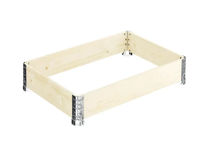Bordură de palet din lemn 1200×800 cu 4 balamale